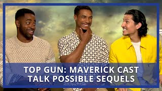 Top Gun Maverick cast talk potential sequels [upl. by Albion381]