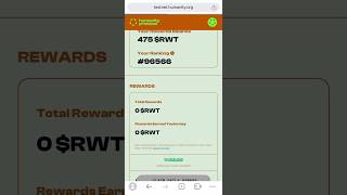 Humanity protocol Testnet in mobile  how to claim RWT token daily [upl. by Otreblasiul]