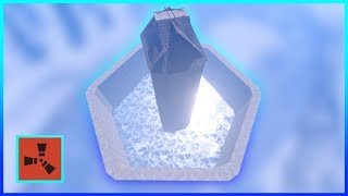 Rust Raids ❄️ Frozen ICE LAKE Build  NEW SNOW MONUMENT ❄️ [upl. by Inan]