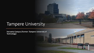 Tampere University Hervanta Campus Tampere Finland  Campus Tour [upl. by Trillby]