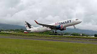 JetSmart takeoff at Tarapoto airport [upl. by Hamford997]