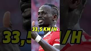 😱mané vitesse 335km par heure football mané [upl. by Rahel212]