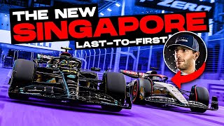 LastToFirst Challenge on the NEW Singapore Layout MAXIMUM DIFFICULTY [upl. by Adias]