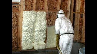 Spray Foam Insulation Install for Home Owners [upl. by Atiuqahc]