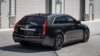 2011 Cadillac CTSV Wagon 6Speed  Startup amp Rev [upl. by Hemetaf875]