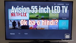 Avision 55 inches LED TV Full review after 6 months [upl. by Aenej]