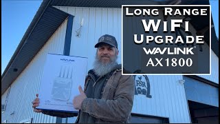 WAVLINK AX1800 Long Range Outdoor WiFi 6 Upgrade Review [upl. by Snilloc]