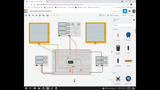 non inverting op Amp circuit on tinkercad simulation software [upl. by Tankoos]