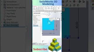 SOLIDWORKS 3D Modeling Tutorial solidworkstutorial solidworks solidworksforengineers cadcam [upl. by Brok995]