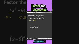 Factorizing Polynomials In Algebra 2 03 math maths algebra2 [upl. by Nyltak]