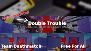 The new double trouble game mode is crazy roblox rivals [upl. by Oriana584]