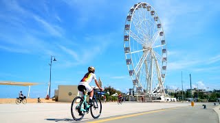 Rimini arrivo di tappa per il Tour de France 2024 [upl. by Aipmylo627]