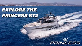 Luxury Yacht Charter in Mallorca  Explore the Brand New Princess S72 in Paradise 🌊🛥️  Justbymike [upl. by Anwahsat]