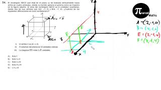 Pregunta 54 CÓMO HACER GRÁFICAS EN 3D parte 1 modelo PSU DEMRE 2019 matemática [upl. by Fairfax610]