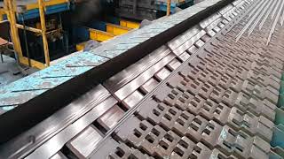 Automatic Rake Type Cooling Bed in Rolling Mill Operation [upl. by Annohsal988]