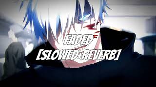 FADED  SUPER SLOWEDREVERB [upl. by Ayatnahs]