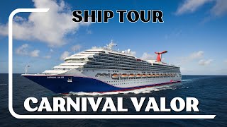 Carnival Valor Ship Tour [upl. by Jeana]