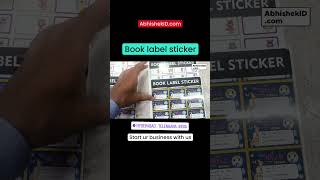 Books Label Printing  Low Cost Inkjet Sticker Print At Home Business  Buy AbhishekIDcom [upl. by Curren614]