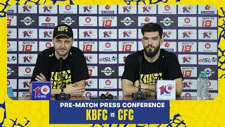 KBFC VS CFC  ISL 10  PreMatch Press Conference  Kerala Blasters [upl. by Aynekal]