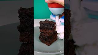 This chocolate brownie hack SURPRISED me 🍫 food brownie shorts [upl. by Yrrej777]