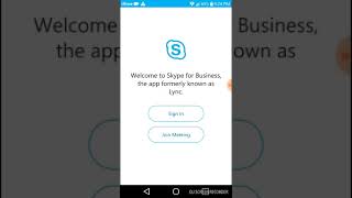 connect skype for business for android [upl. by Llennehc]