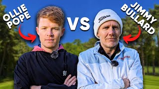 Double CenturiesBut Can He BEAT BULLARD  👀🏌️‍♂️🏏  Jimmy Bullard v Ollie Pope  Foxhills 🦊 [upl. by Ettore746]