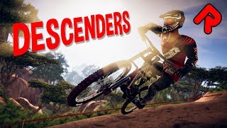 DESCENDERS gameplay Random Downhill Bikings Full Release Descenders 10 multiplayer update [upl. by Hoseia]