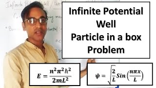 Infinite Potential Well Particle in a Box Problem For Engineering Physics BSc Physics Students [upl. by Hemphill305]