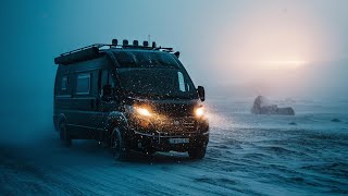 Surviving my 2nd Winter of Extreme Van Life From Blizzard Snow Storm to Cozy Cold Camping vanlife [upl. by Eric728]