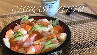 How to make CHIRASHIZUSHI CHIRASHI SUSHIJapanese Mum Cooking [upl. by Ahsikram565]