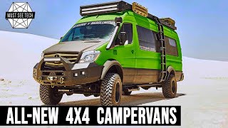 10 Newest 4x4 Adventure Vans with HeavyDuty Equipment for Remote Camping Locations [upl. by Yesdnyl139]