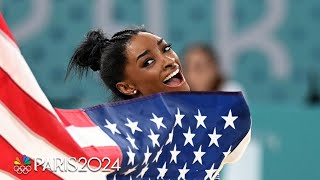 Simone Biles power inspires even Beyoncé  Paris Olympics  NBC Sports [upl. by Irec227]