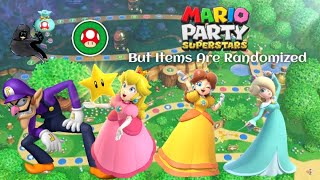 Mario Party Superstars but Items are Randomized LIVE [upl. by Harilda]