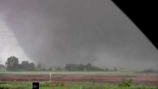 Slow motion Moore OK EF5 tornado [upl. by Leumek]