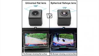 GreenYi 170 Degree Fisheye Lens Dynamic Trajectory Car Rear View Camera T868 [upl. by Irroc]