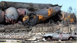 Railway engineer may not properly pulled brakes in LacMegantic train crash [upl. by Nawuj815]