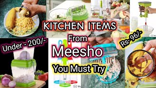 Meesho Kitchen Items You Must Have  Meesho kitchen Haul  Meesho Kitchen Finds  Mona Fashion [upl. by Nolyar]