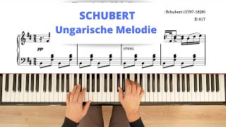 SCHUBERT  Ungarische Melodie D 817 Hungarian Melody [upl. by Dorena]