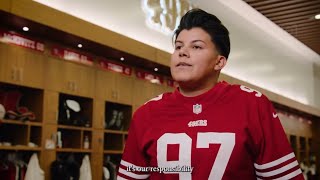 49ers drop hilarious schedule release video featuring Steph49K doing Nick Bosa impression 🤣 [upl. by Eanram572]