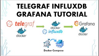 How To Setup Influxdb Telegraf And Grafana Using Docker Compose  Telegraf Influxdb Grafana Tutorial [upl. by Airdnek211]