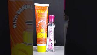 I apply Vicco Turmeric Cream with Gulabjal for Glowing and healthy skin know its benefits shorts [upl. by Tye301]