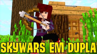 SKYWARS ENTRE YOUTUBERS NO MINECRAFT POCKET EDITION  ft Robin Hood JP e Quel MCPE  MINECRAFT PE [upl. by Wandis]