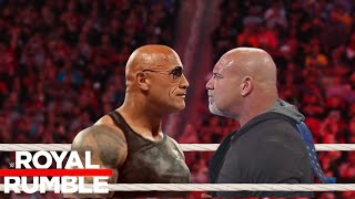 WWE October 22024  Goldberg Vs The Rock  Royal Rumble Full Match [upl. by Tiras]