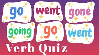 quotGo Went Gone Goingquot Verb Quiz American English  English Grammar Lessons [upl. by Guttery]