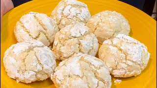 Lemon Crinkle Cookies [upl. by Kcirde]