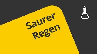 Der saure Regen  Chemie  Allgemeine und anorganische Chemie [upl. by Anegal851]