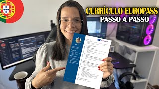 COMO FAZER CURRÍCULO EUROPASS PASSO A PASSO 2024 [upl. by Froh595]