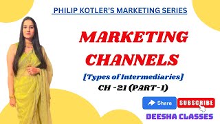 CH 21  PART 1 MARKETING CHANNELS  TYPES OF INTERMEDIARIES  IBPS SO EXAM 2024 NET COMMERCE [upl. by Baler702]