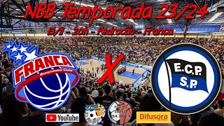 Ao Vivo  Franca x Pinheiros  NBB Temporada 2324 [upl. by Yelrebmyk69]