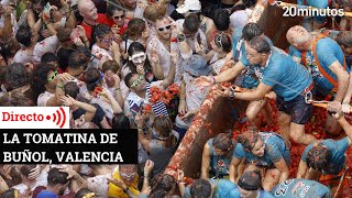 La Tomatina de Buñol Valencia EN DIRECTO [upl. by Kiri858]